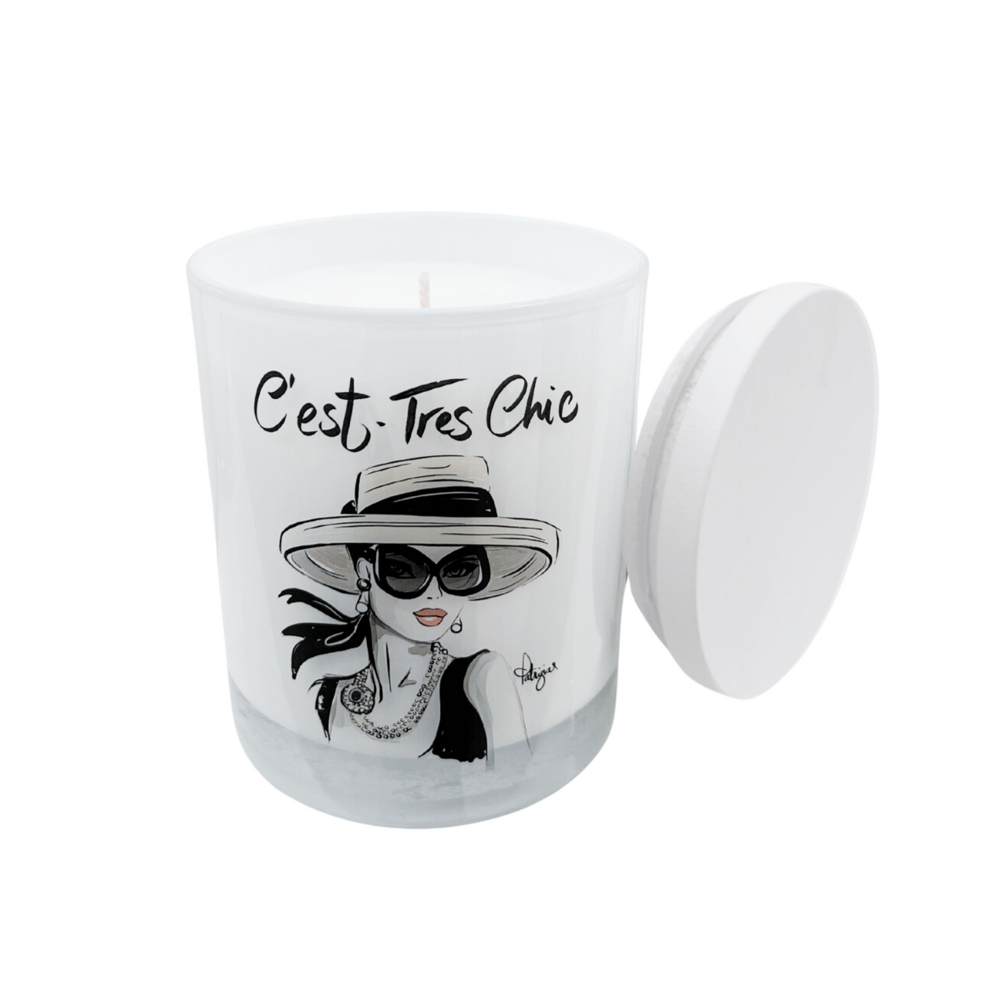 Luxury Coconut Soy Wax Candle - C'est Tres Chic