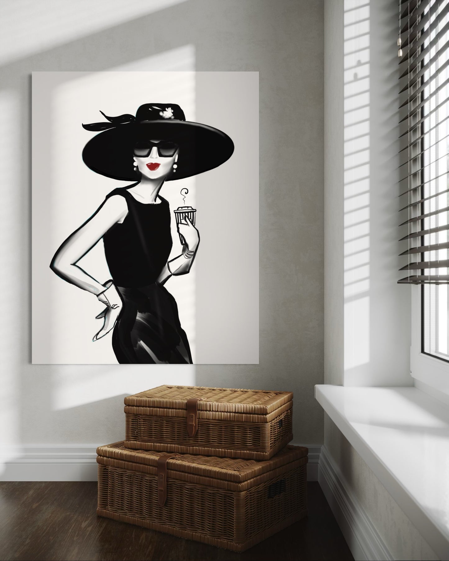 Impression d’art - Belle à l’intérieur et à l’extérieur