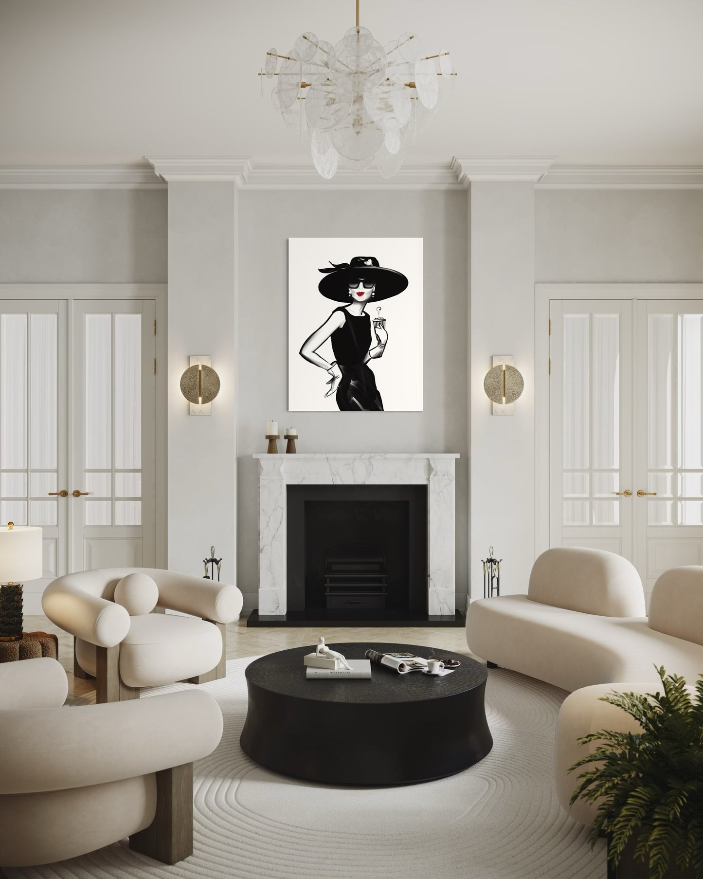 Impression d’art - Belle à l’intérieur et à l’extérieur