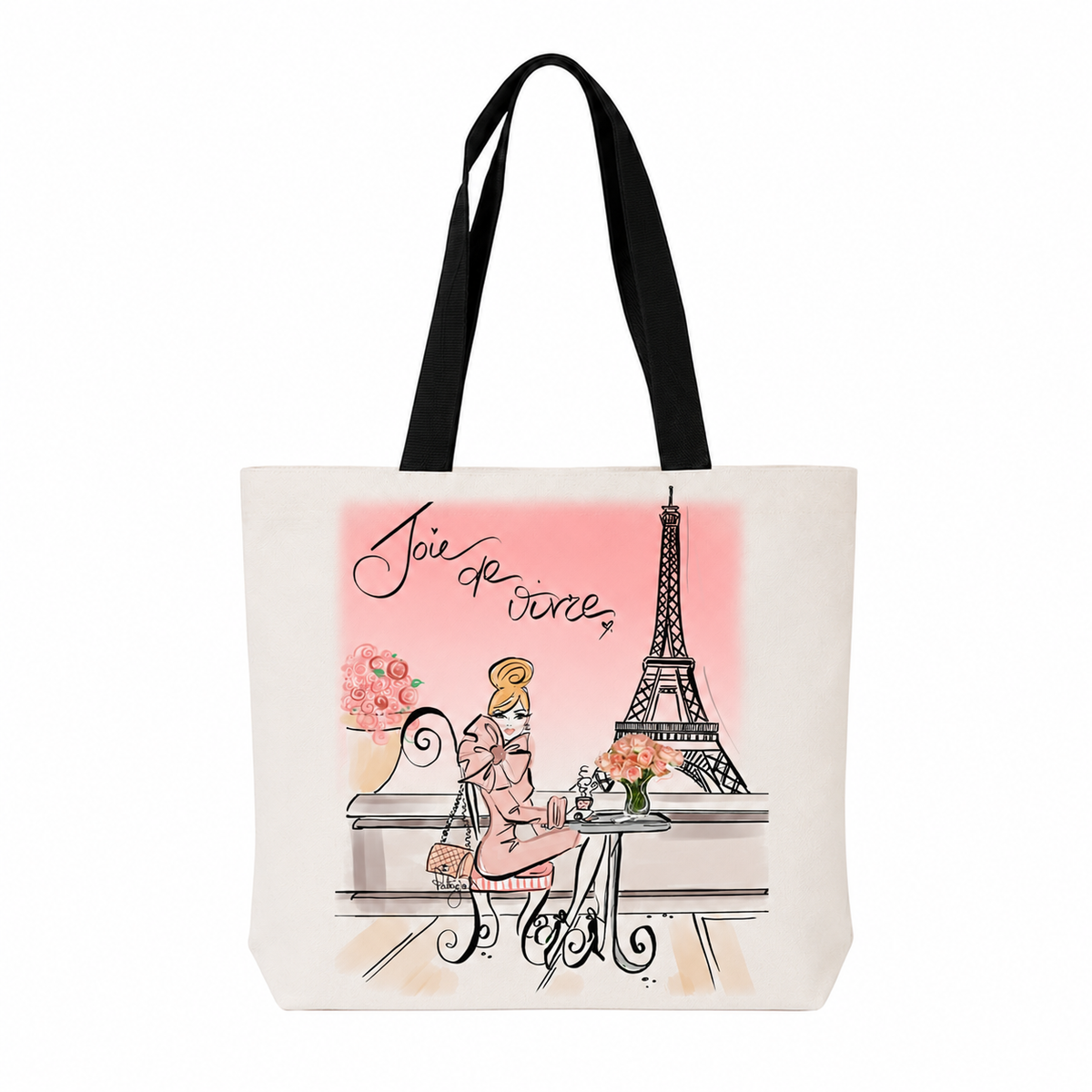 Canvas Tote Bag - Joie de Vivre