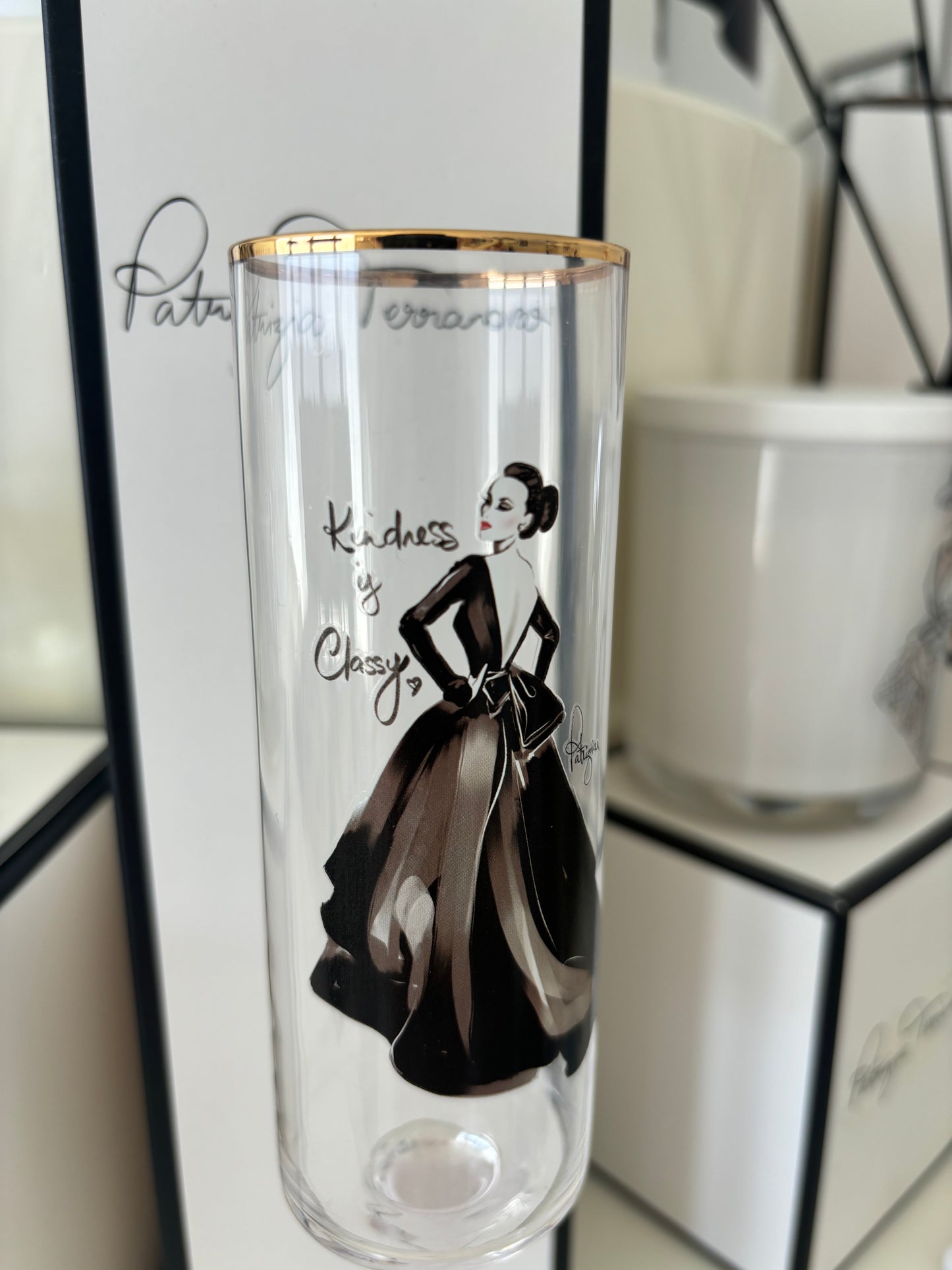 Flauta de champán Glam - UNA MUJER