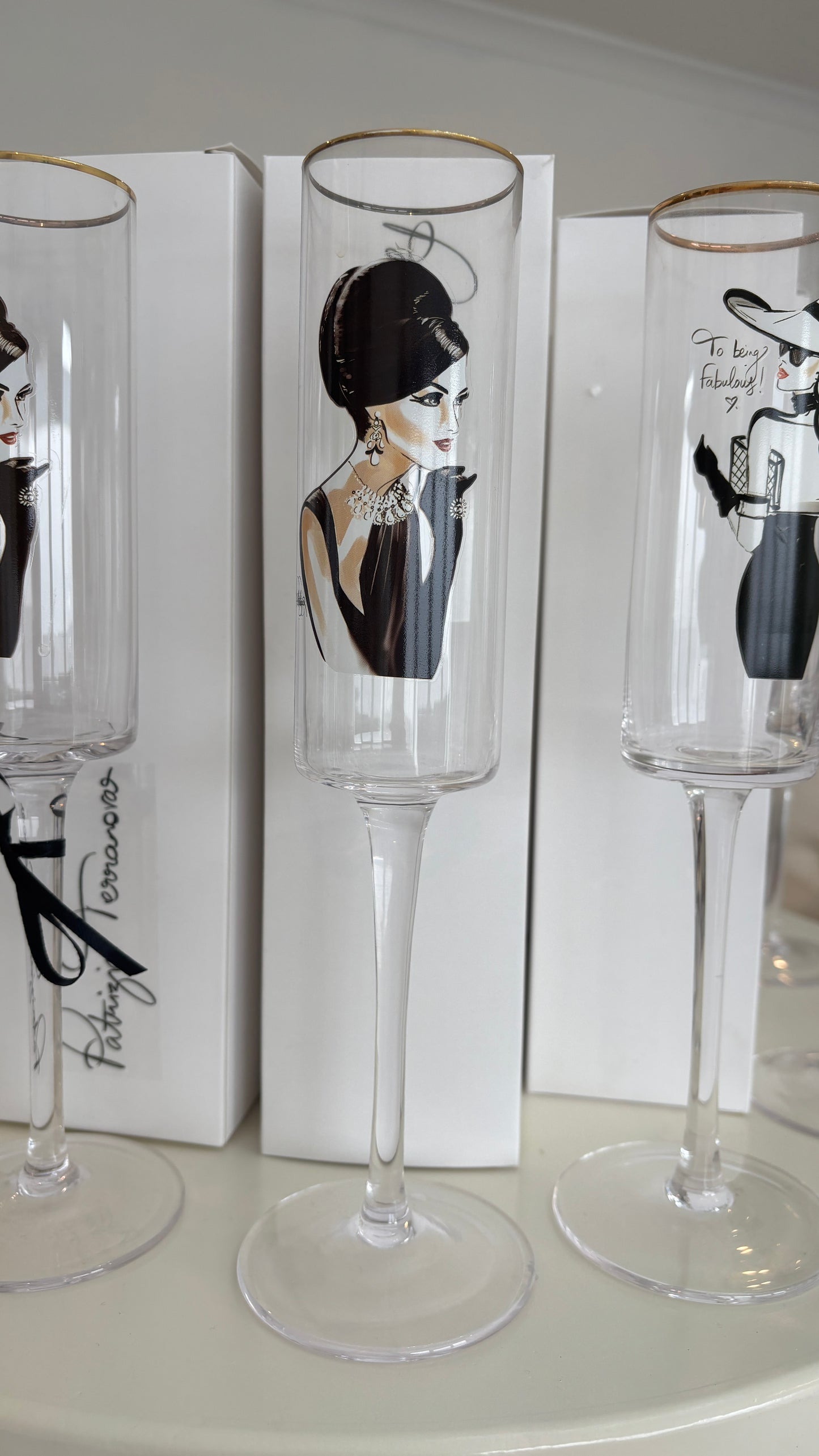 Glam Champagne Flute - Vintage Moments