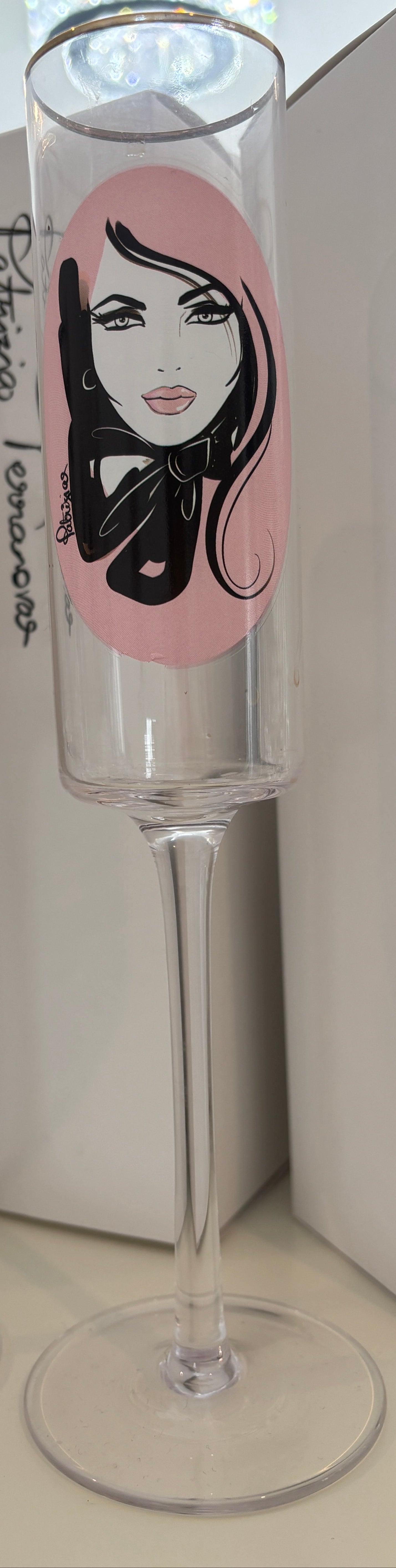 Glam Champagne Flute 200ml - Believe