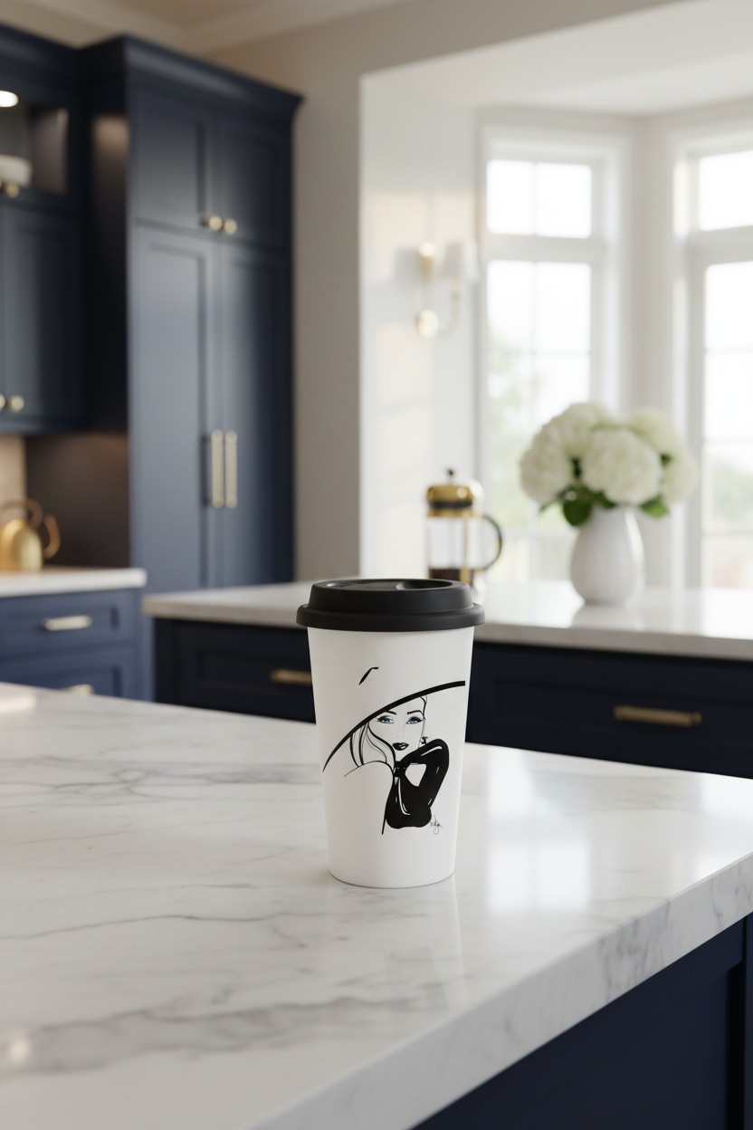 Travel Cup - Luxury Kitchen Mock-up