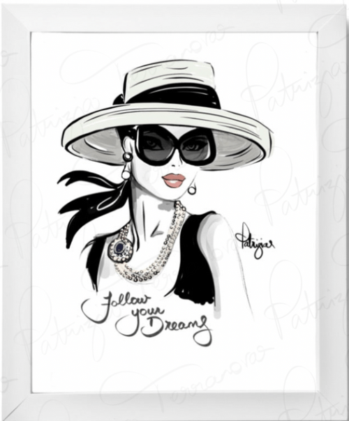 Impresión de arte-Muy Audrey