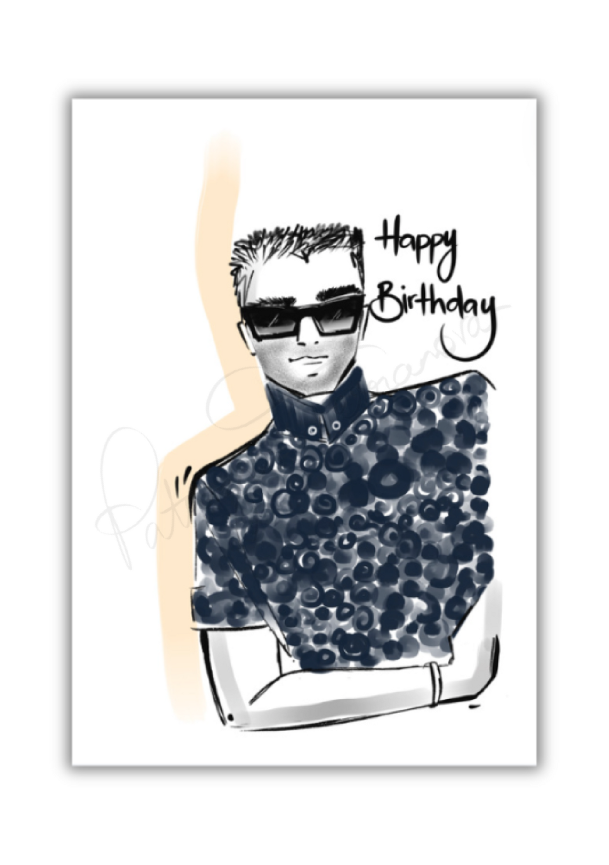 Greeting Card - Male Birthday Card 01