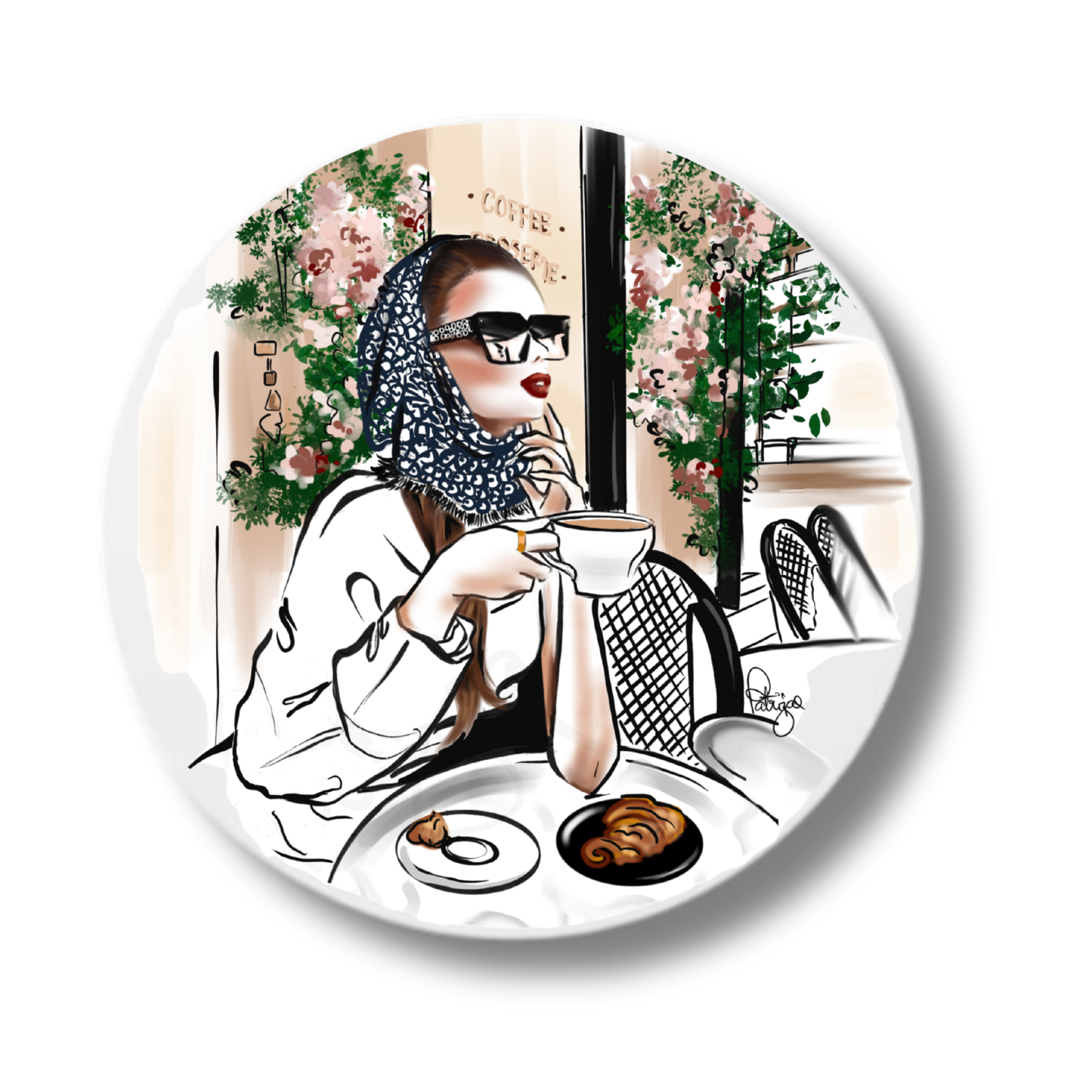 Ceramic Coasters - Monday Morning