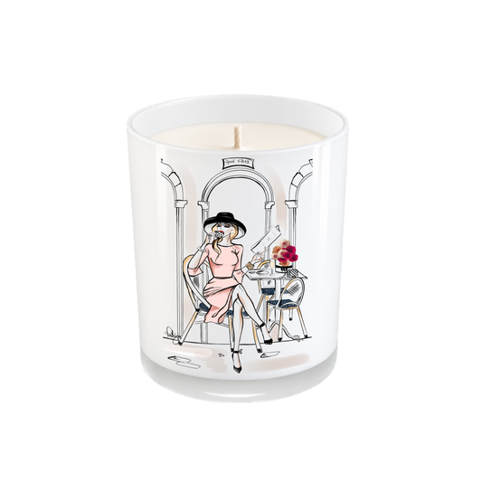 Luxury Coconut Soy Wax Candle - Coffee & Croissants