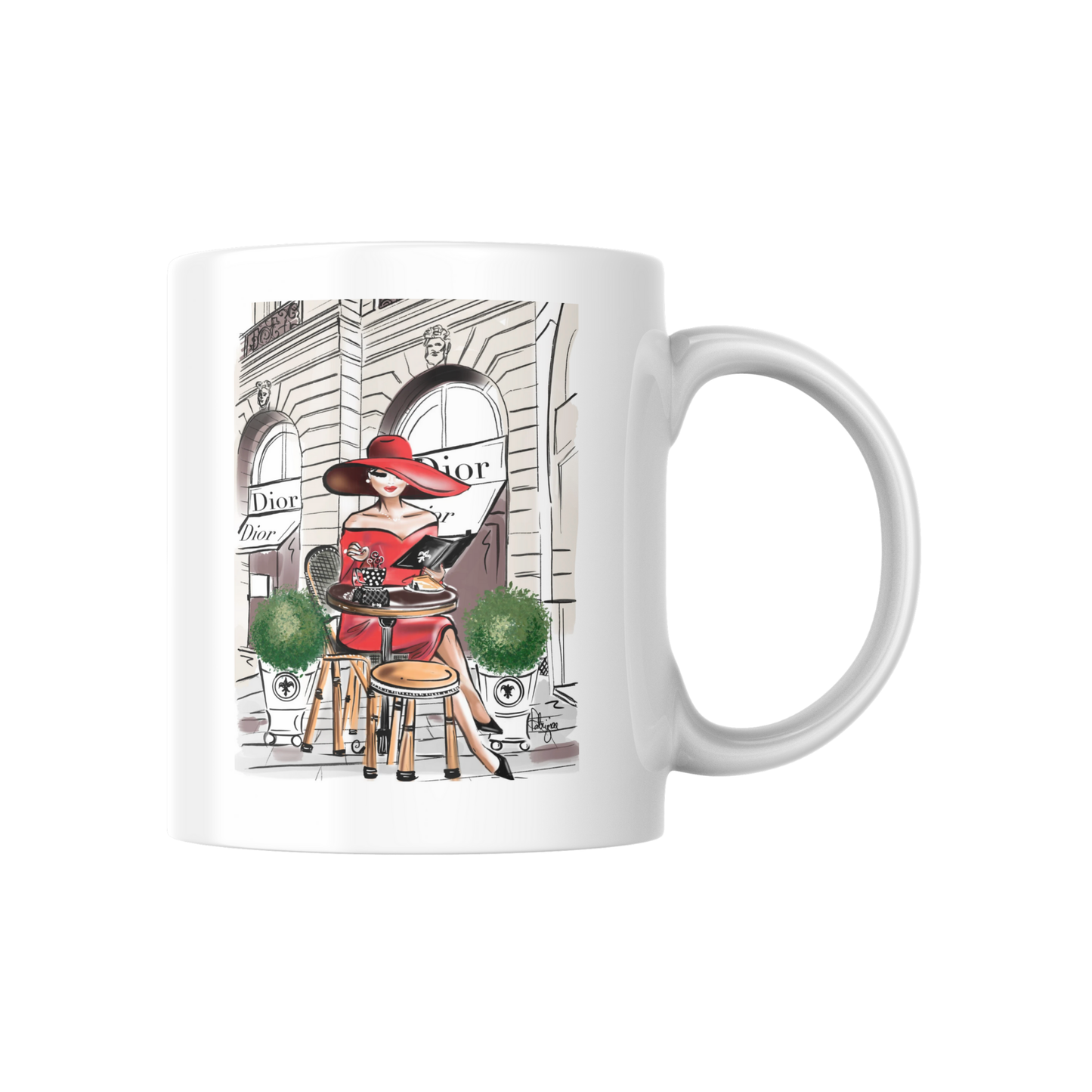 Ceramic Mug -  Dior Cafe'