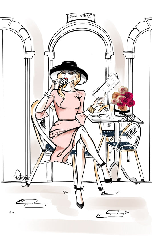 Art Print - Coffee & Croissants 2