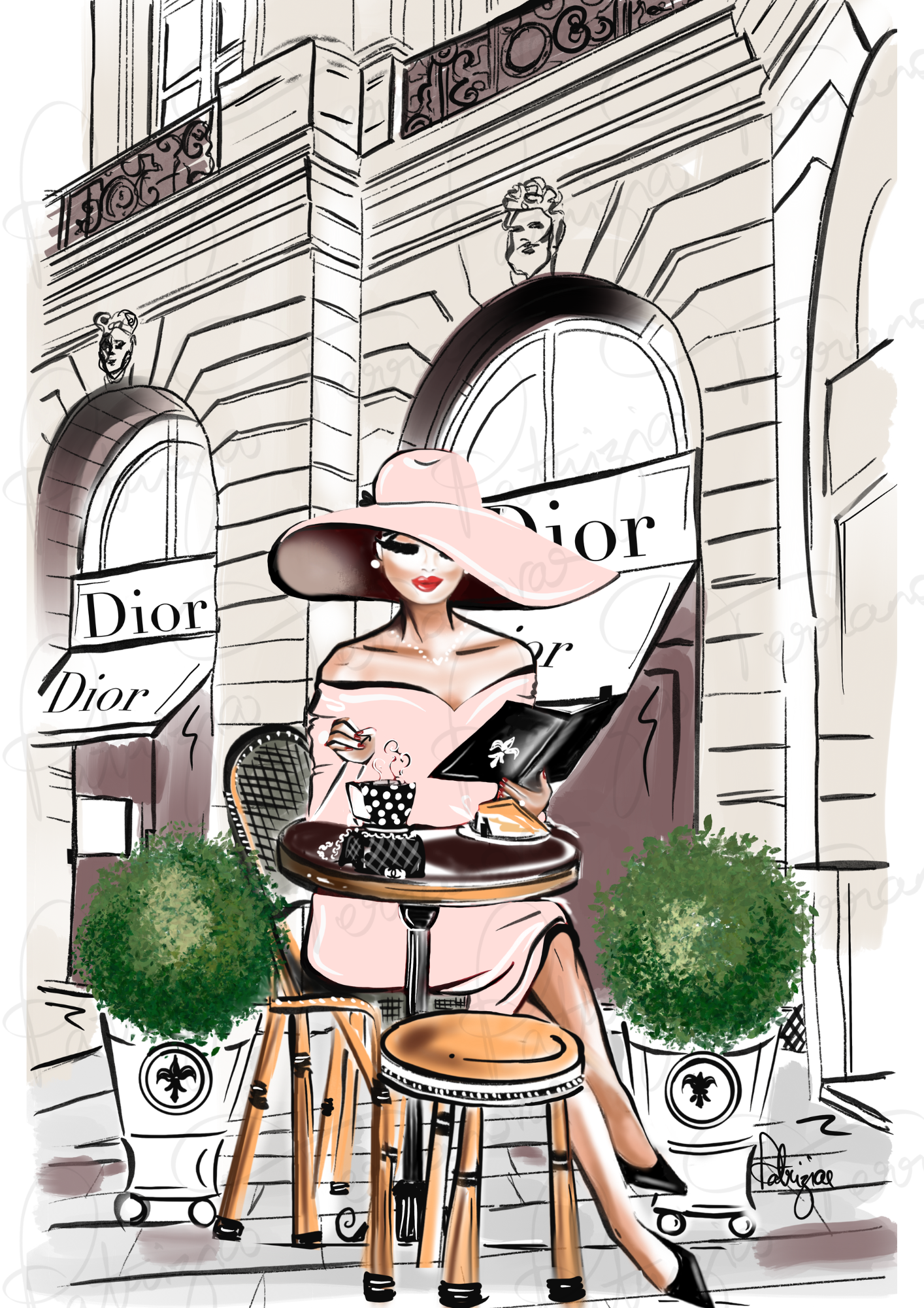 Art Print - Cafe Dior