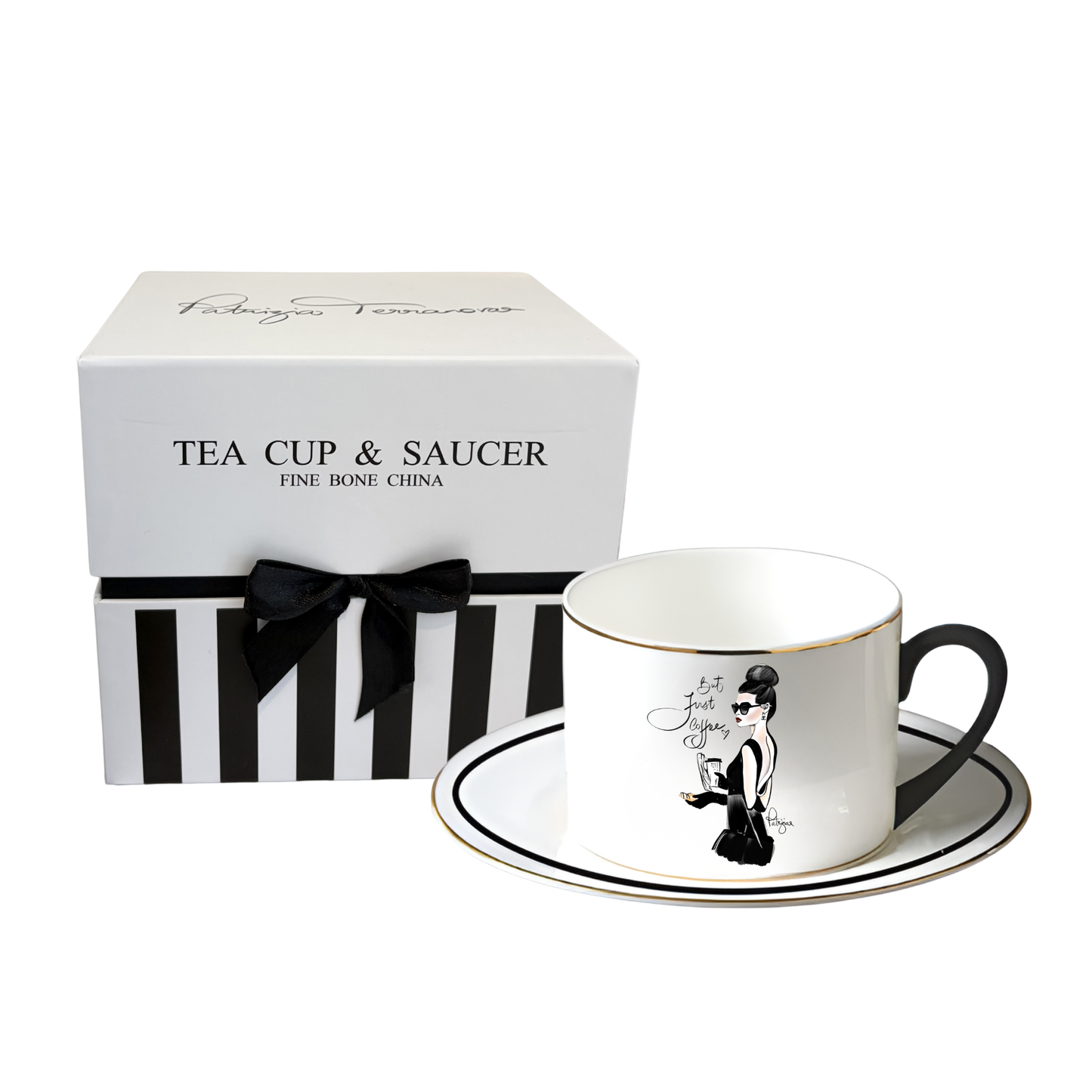 Porcelain Cup & Saucer - True Elegance