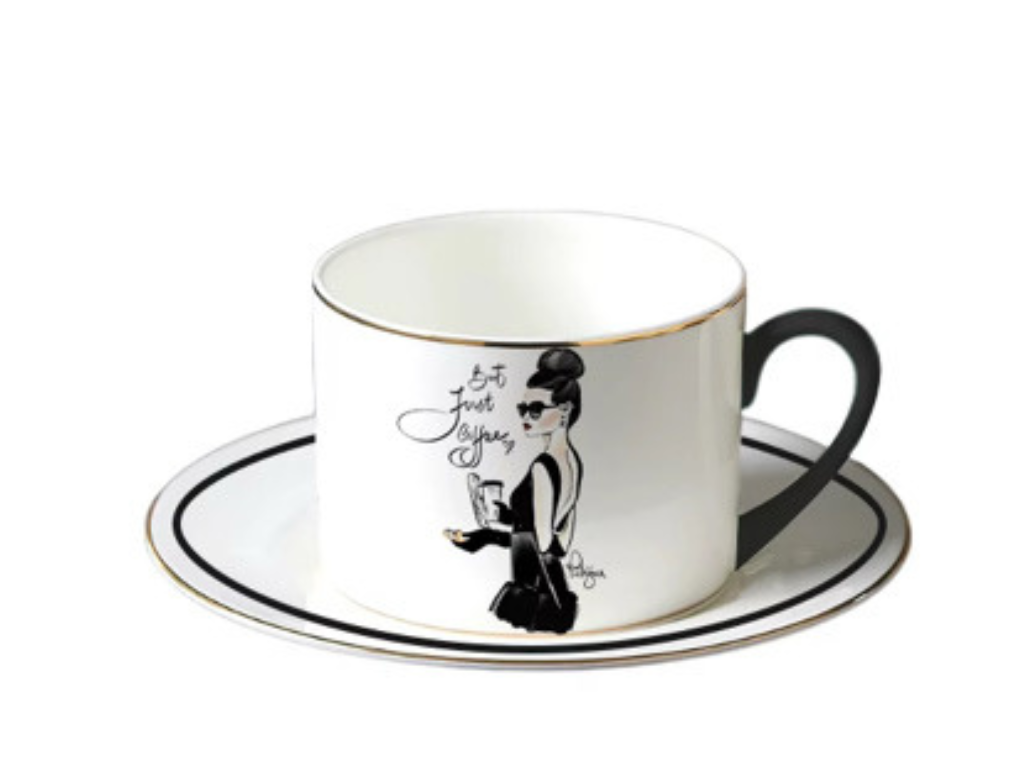 Porcelain Cup & Saucer - True Elegance