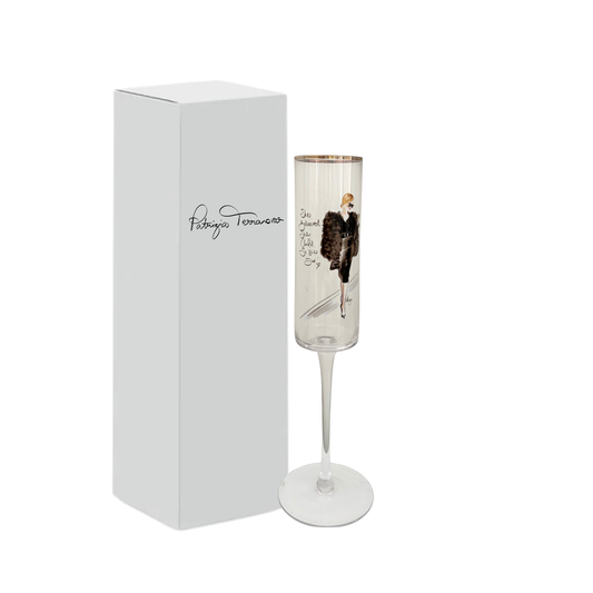 Glam Champagne Flute - She Believed