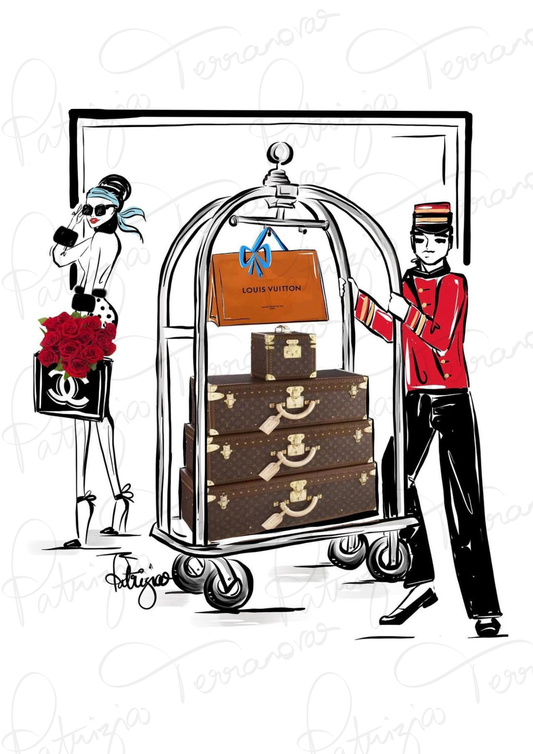 Art Print - Travelling light