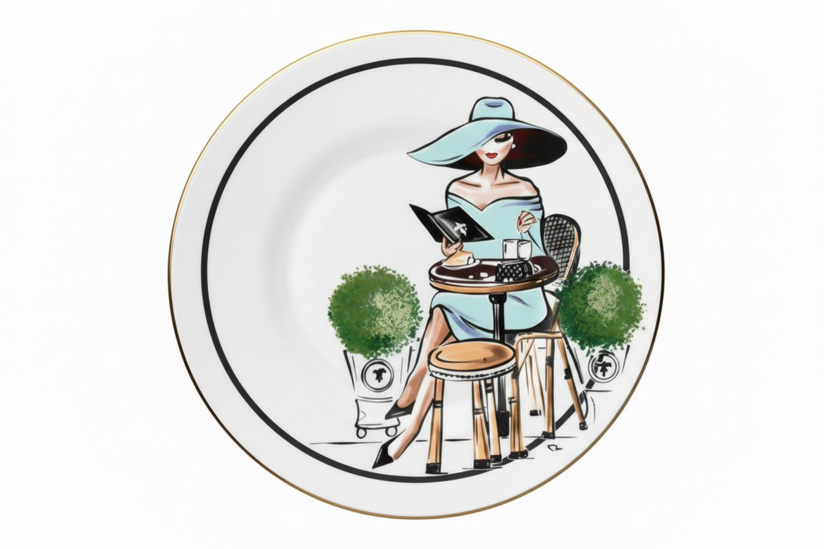Porcelain Cup & Saucer - Chic