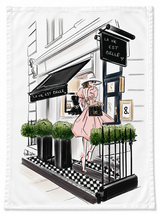 Glam Tea Towel - Retail Therapy