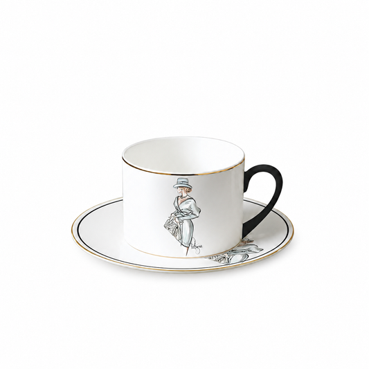 Porcelain Cup & Saucer - Miss Celeste