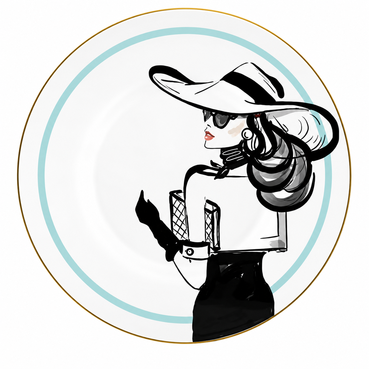 Porcelain Cup & Saucer - Beautiful Inside and Out