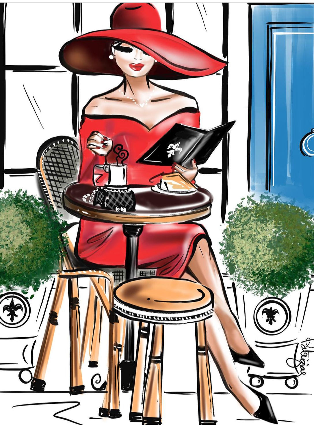 Art Print  - Cafè Chic