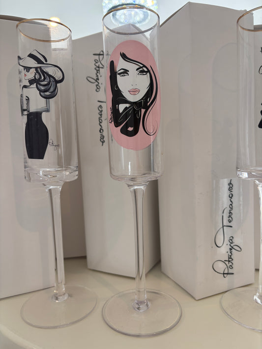 Glam Champagne Flute 200ml  - Believe