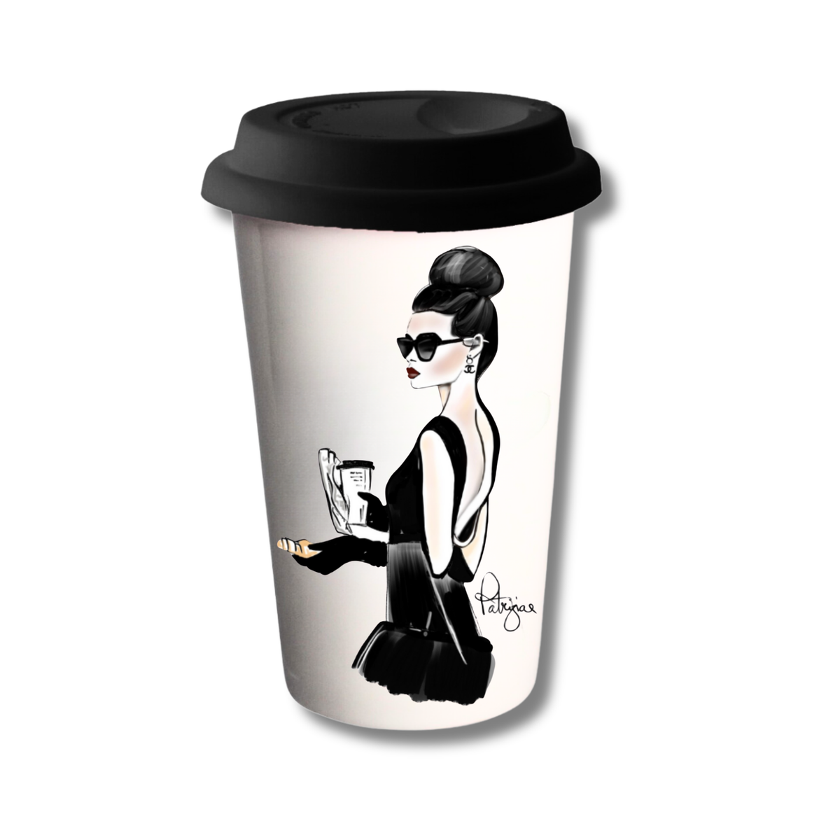 Ceramic Travel Mug -True Elegance