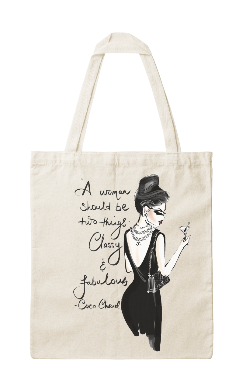 Glam Tote - A Woman