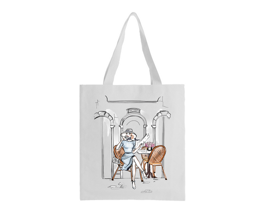 Glam Tote - Coffee & Croissants