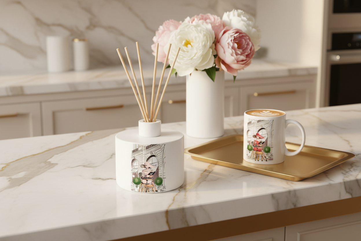 Café Dior Diffuser with Matching Mug