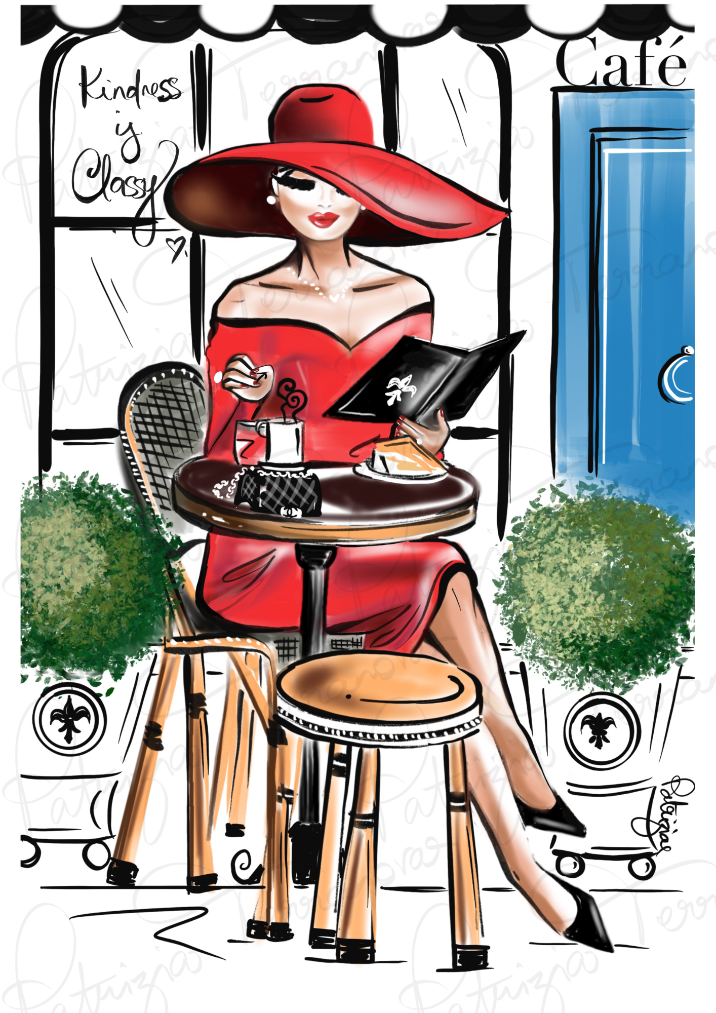 Art Print  - Cafè Chic