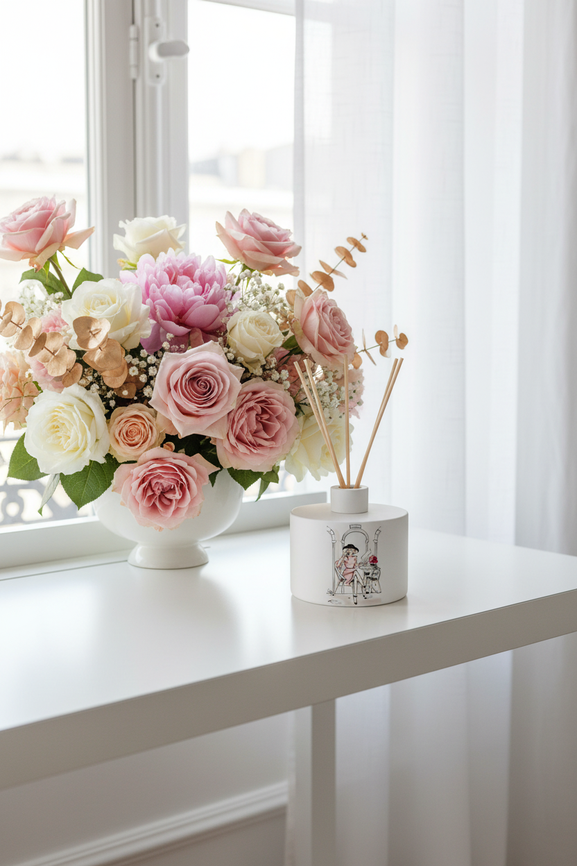 Modern White Desk Diffuser