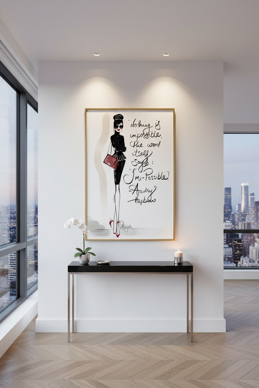 Nothing is Impossible Art Print in Penthouse