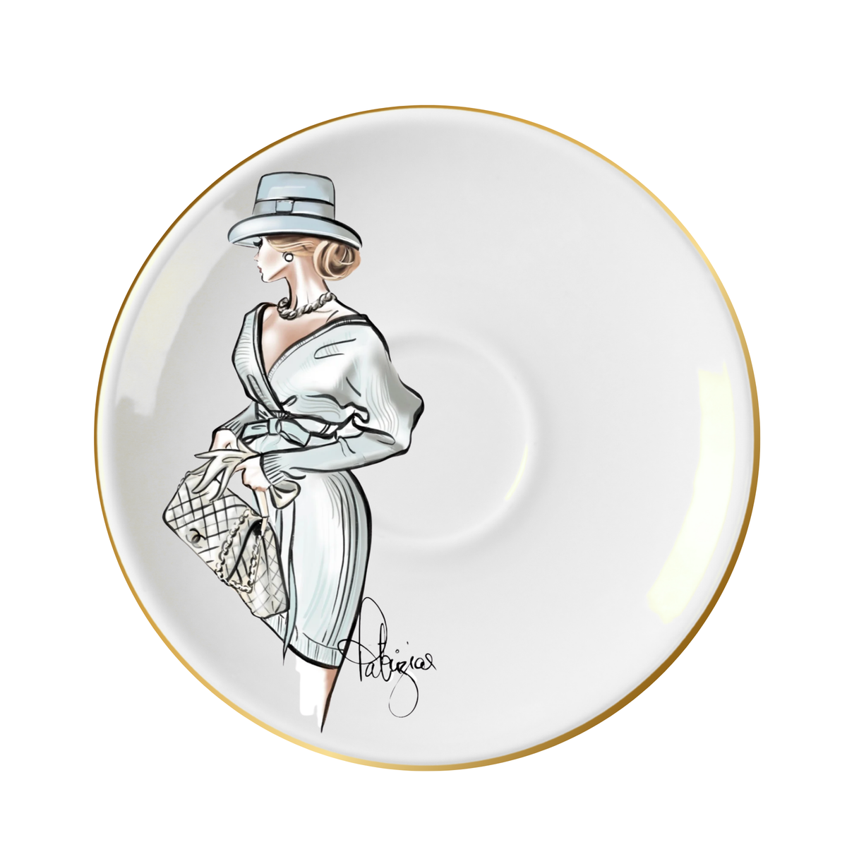 Porcelain Cup & Saucer - Miss Celeste