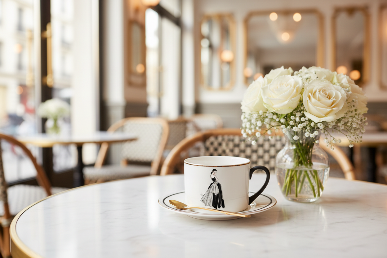 Patrizia Terranova - Ball Gown Tea Cup Café Setting